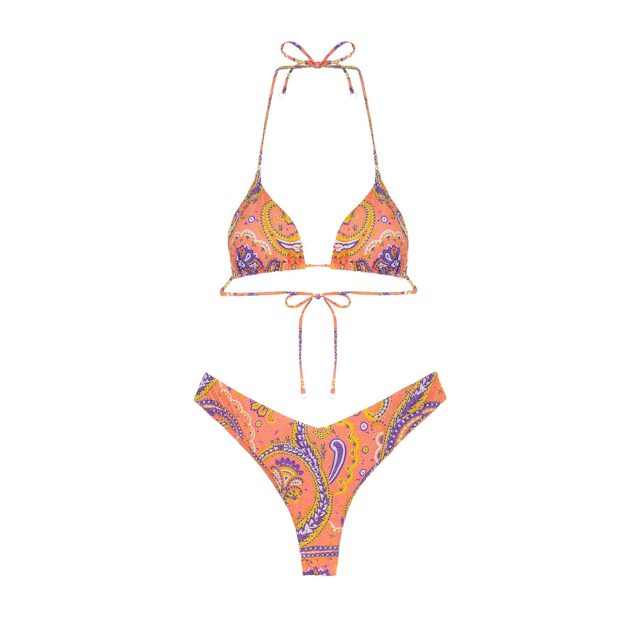 Bikini triangolo e slip americano fisso sunrise donna