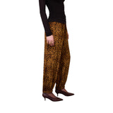 Pantalone donna animalier balloon