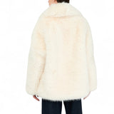 Cappotto donna in pelliccia sintetica