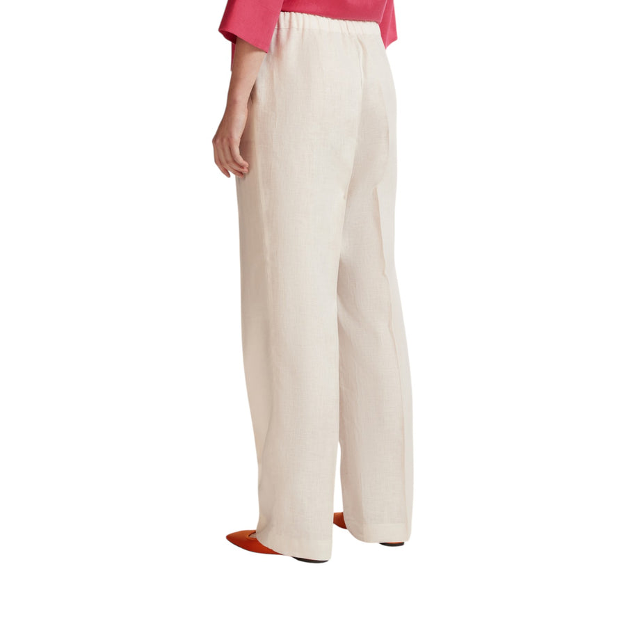 Pantaloni donna relaxed fit in lino