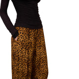 Pantalone donna animalier balloon