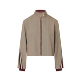 Giacca donna con tape bicolor