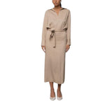 Abito donna midi con spacco