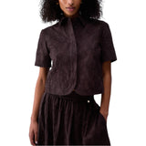 Camicia donna con ricami e paillettes