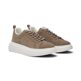 Sneakers platform in suede
