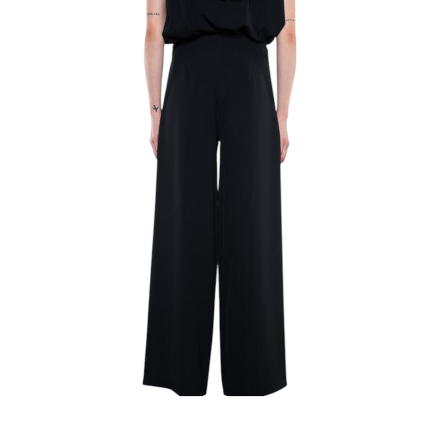 Pantaloni donna ampi in tessuto tecnico