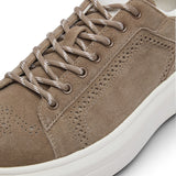 Sneakers platform in suede