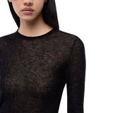 Maglia donna girocollo con paillettes