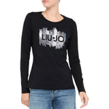 T-shirt donna a maniche lunghe