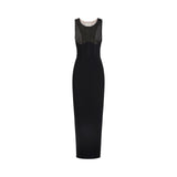 Abito donna Red Carpet in crêpe leggero con elastici