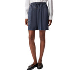 Pantaloncini donna shorts in lana armaturata