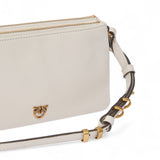 Borsa a spalla piccola in pelle con logo Love Birds