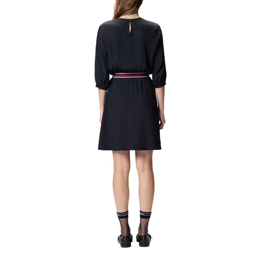 Abito donna in viscosa jacquard