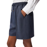 Pantaloncini donna shorts in lana armaturata