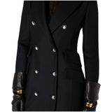 Cappotto donna in doppio crêpe