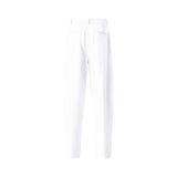 Pantaloni donna barrel fit con strass