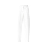 Pantaloni donna barrel fit con strass