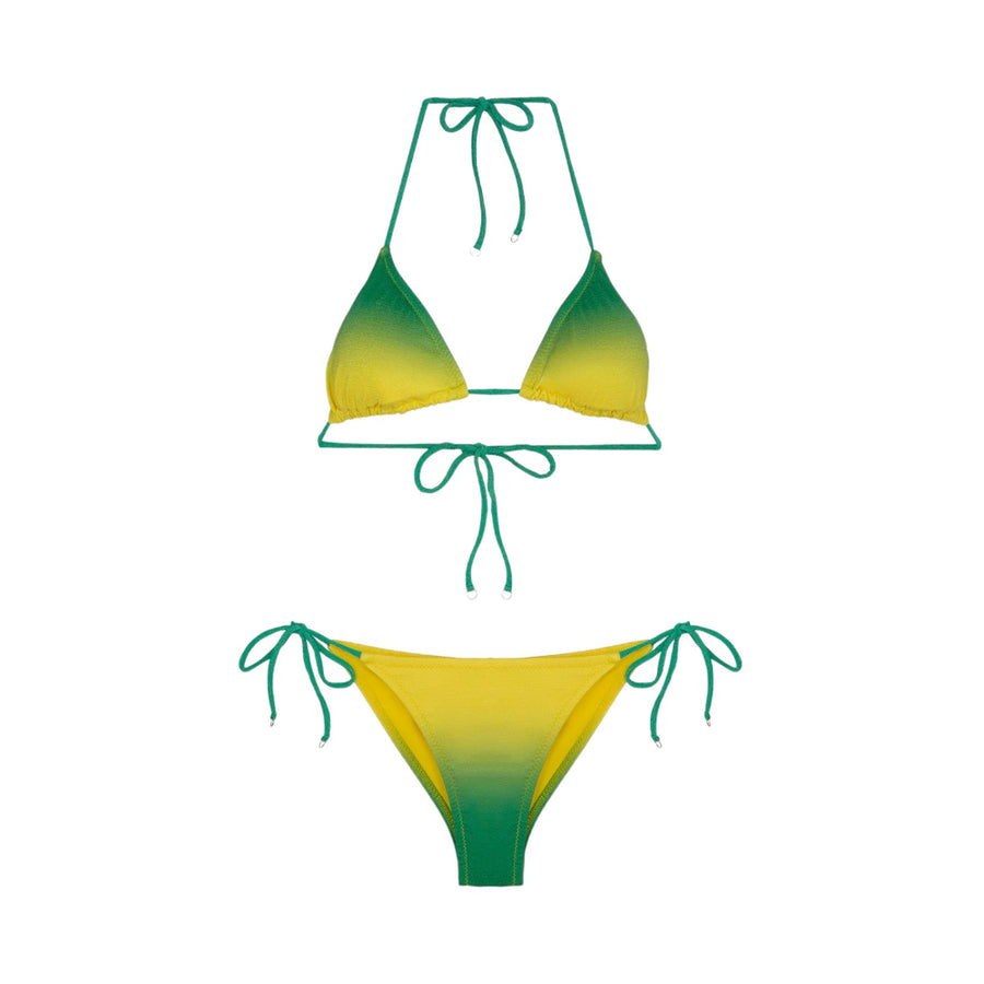Bikini triangolo e slip brasiliano regolabile visionary dose donna