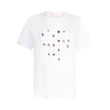 T-shirt donna con applicazioni