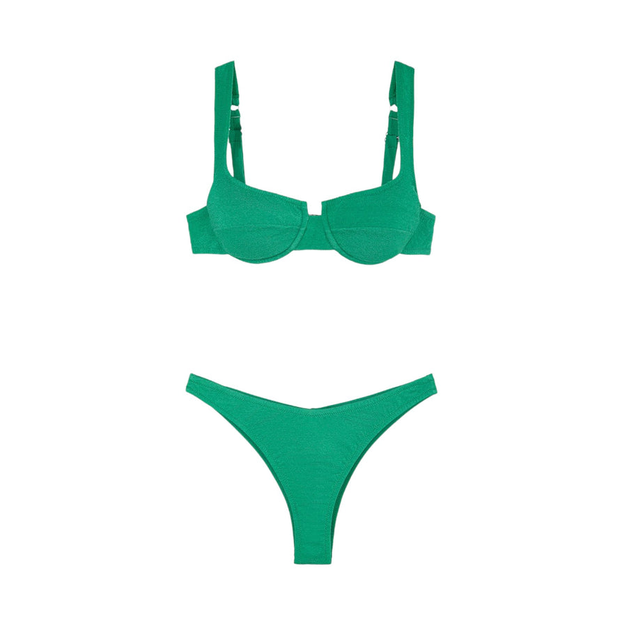 Bikini top e slip americano fisso visionary dose donna