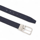 Cintura uomo in pelle scamosciata