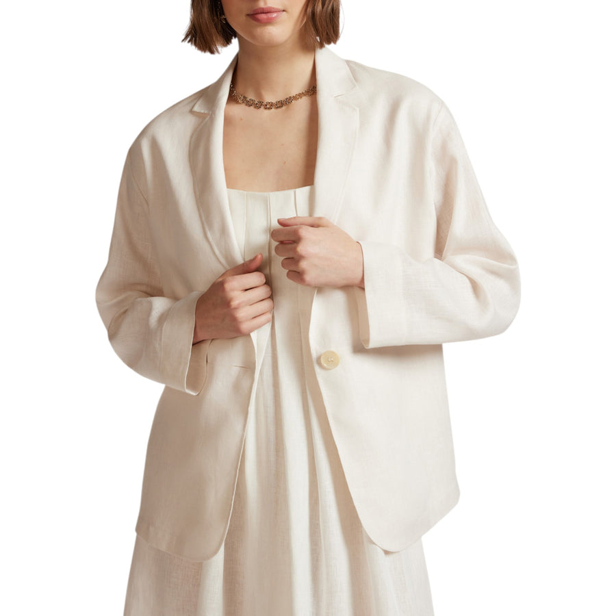 Blazer donna in lino