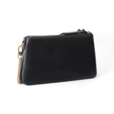 Borsa a spalla piccola in pelle con logo Love Birds