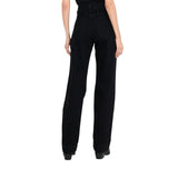 Jeans donna straight con perle gioiello