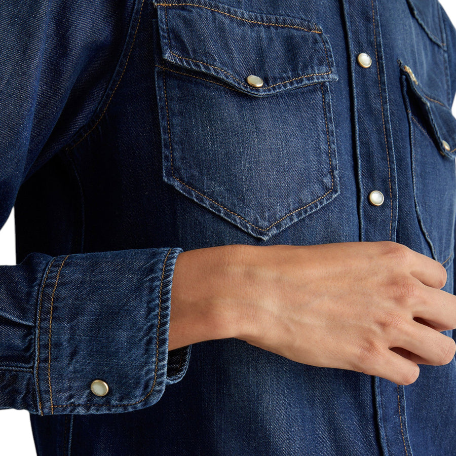 Camicia donna in denim