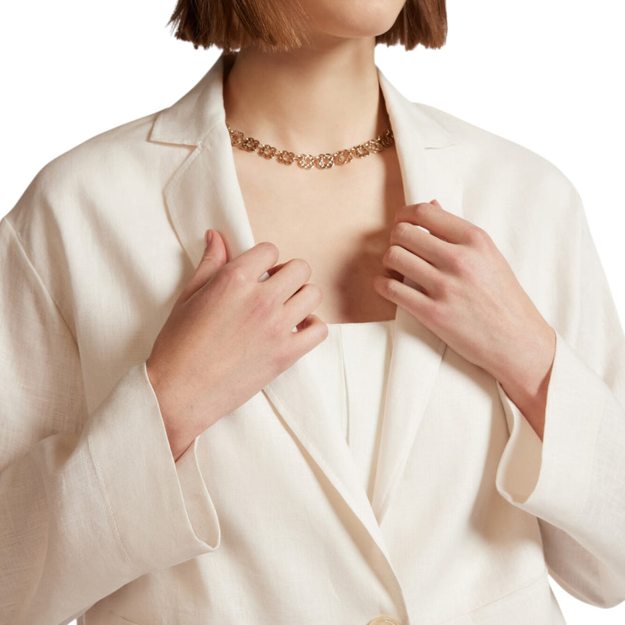 Blazer donna in lino