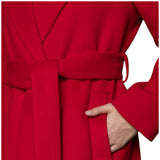 Cappotto donna lungo con cintura