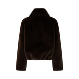 Giacca donna blouson effetto pelliccia