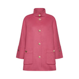 Cappotto donna corto in tessuto double