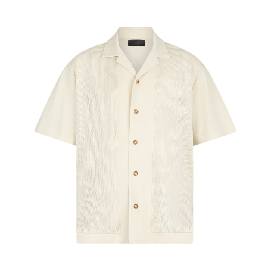 Camicia in jersey traforato