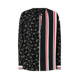 Camicia donna in viscosa jacquard stampata