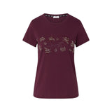 T-shirt donna con strass