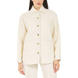 Giacca donna oversize in tweed fantasia