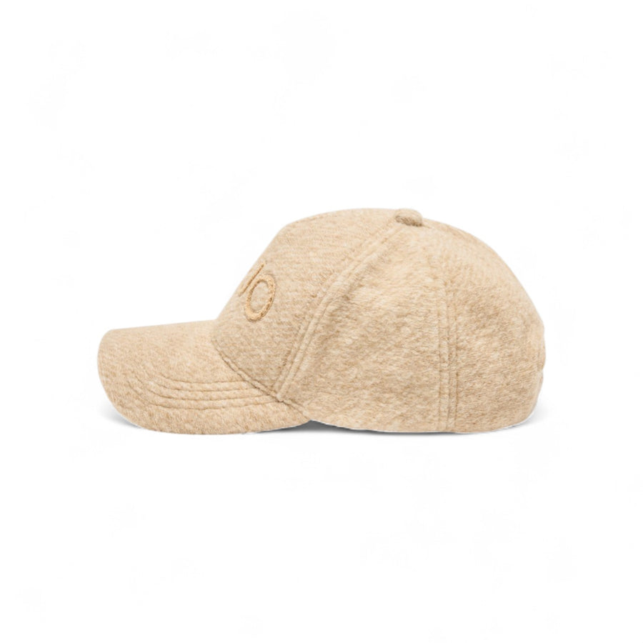Cappello donna baseball in lana con logo
