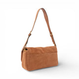 Borsa a tracolla media Love Bag Click Soft Horizontal Handle in suede