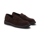 Mocassini da uomo in suede