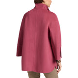 Cappotto donna corto in tessuto double