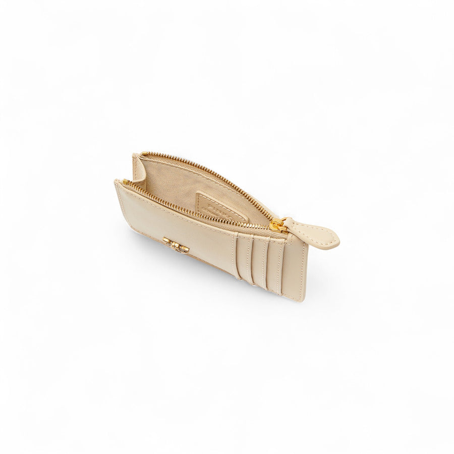 Porta carte donna con zip