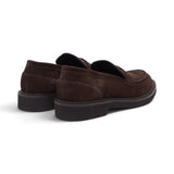 Mocassini da uomo in suede