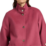 Cappotto donna corto in tessuto double