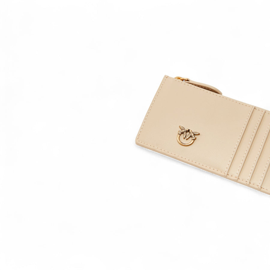 Porta carte donna con zip