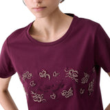 T-shirt donna con strass