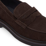Mocassini da uomo in suede