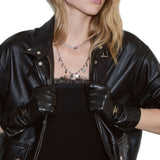 Guanti donna con logo
