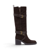 Stivali donna alti in suede