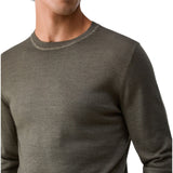 Maglia uomo stonewash in lana merino